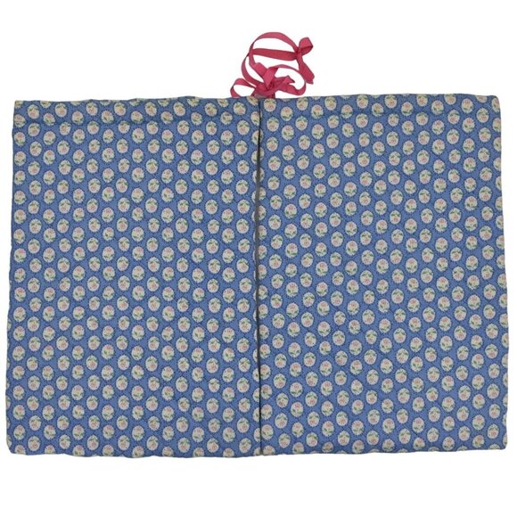 2 Vintage Dotty Smith Drawstring Quilted Bag for Shoes Lingerie - Picture 3 of 4